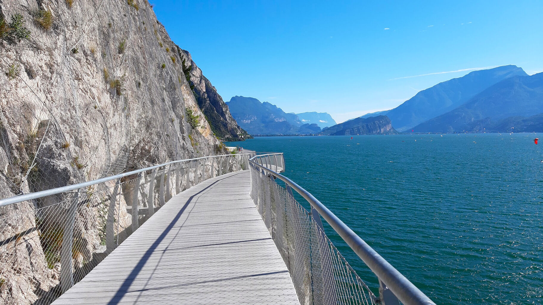 Cycle paths on Lake Garda