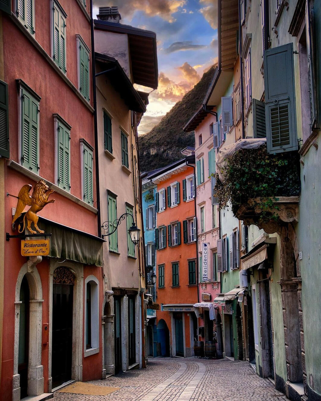 Riva del Garda ein lebendes Gemälde 