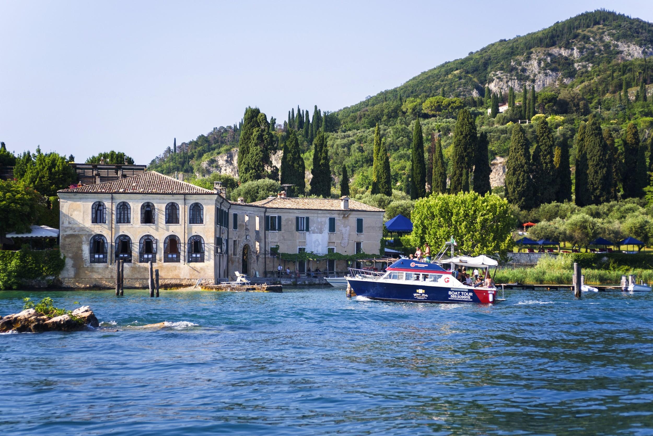 Paseo en barco por el lago de Garda
